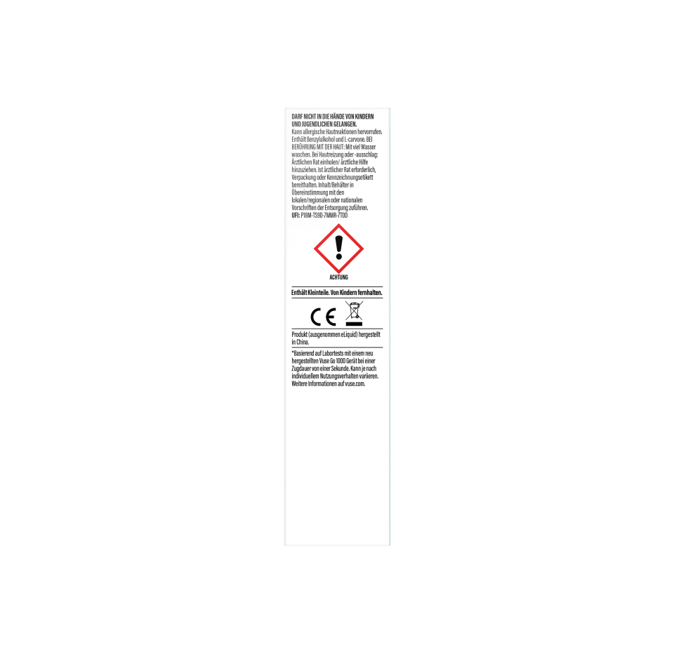 Vuse GO 1000 Peppermint Ice | 1000 Zge Vape Vuse GO 1000 Peppermint Ice | 1000 Zge Vape