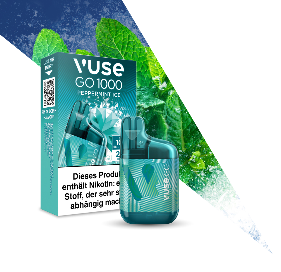 Vuse GO 1000 Peppermint Ice | 1000 Zge Vape Vuse GO 1000 Peppermint Ice | 1000 Zge Vape