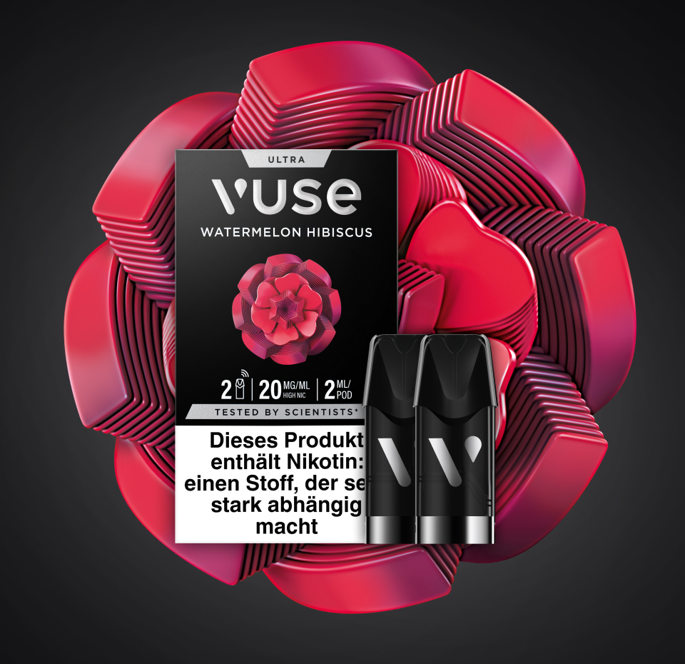 Vuse Ultra Pods Watermelon Hibiscus 20 mg/ml Nikotin | Vuse Vuse Ultra Pods Watermelon Hibiscus 20 mg/ml Nikotin | Vuse